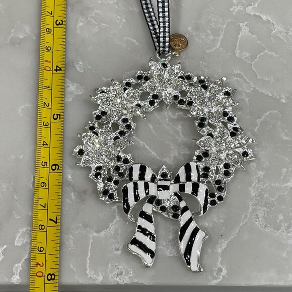 MacKenzie-Childs Silent Night Wreath Ornament -NEW - Picture 11 of 16